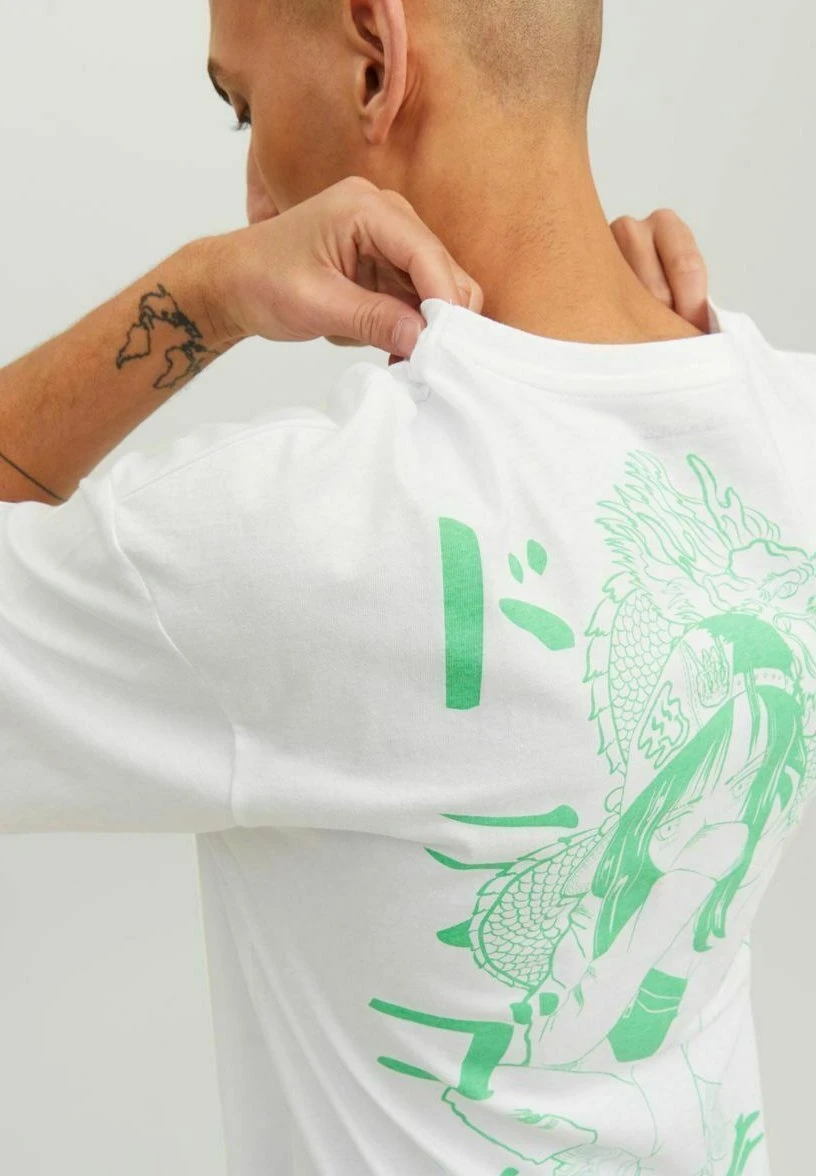 Jack & Jones Jordragon Rider CrewT-Shirt Con StampaWhite Uomo T-shirt E Polo JA222O56E-A11 4 Jack & Jones Jordragon Rider CrewT-Shirt Con StampaWhite Uomo T-shirt E Polo JA222O56E-A11 - immagine 4