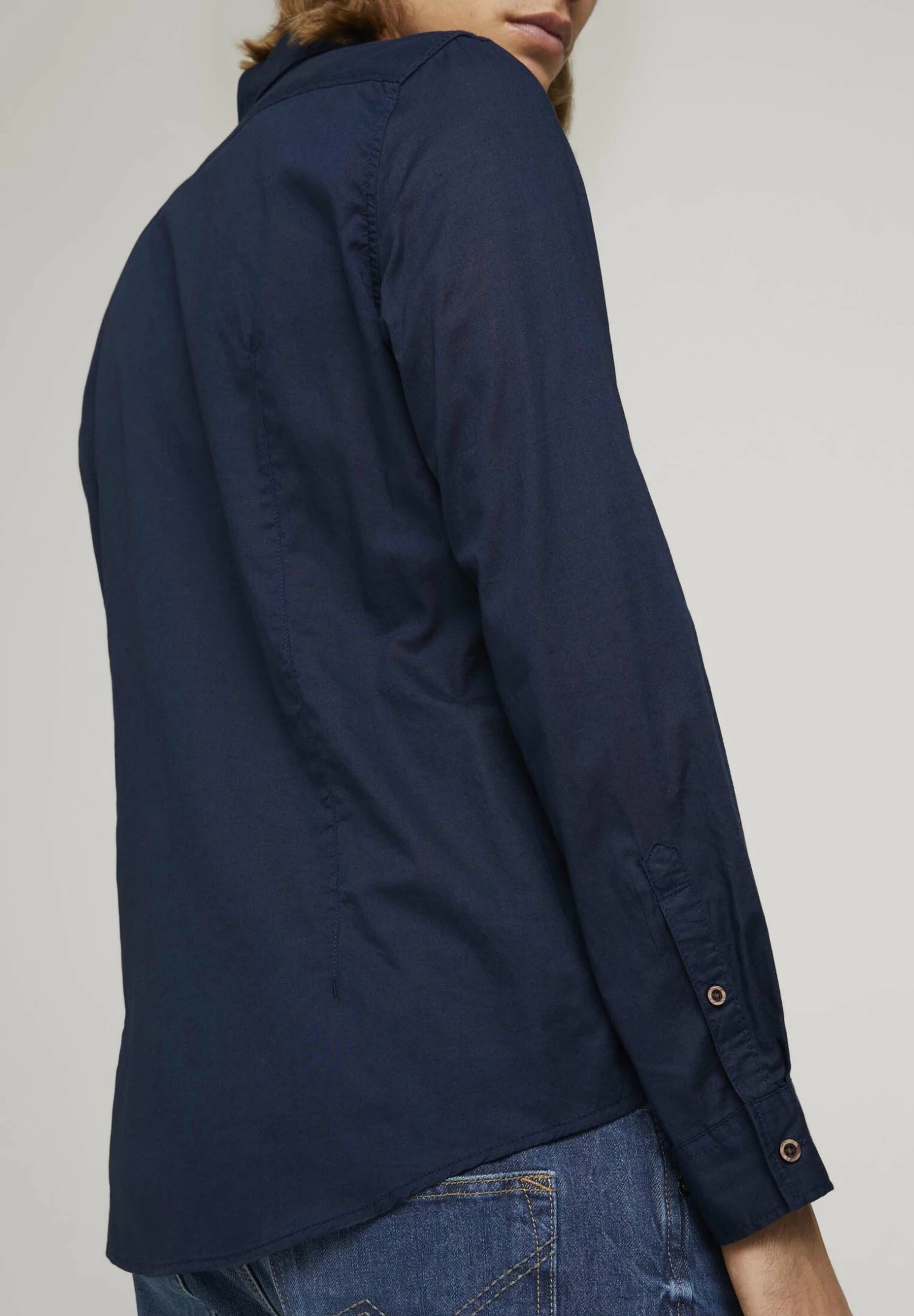 TOM TAILOR Denim Light ShirtCamiciaBlack Iris Blue Uomo Camicie TO722D0EQ-K12 4 TOM TAILOR Denim Light ShirtCamiciaBlack Iris Blue Uomo Camicie TO722D0EQ-K12 - immagine 4