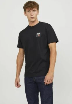 T-Shirt Con StampaBlack Uomo T-shirt E Polo ROW22O002-Q11