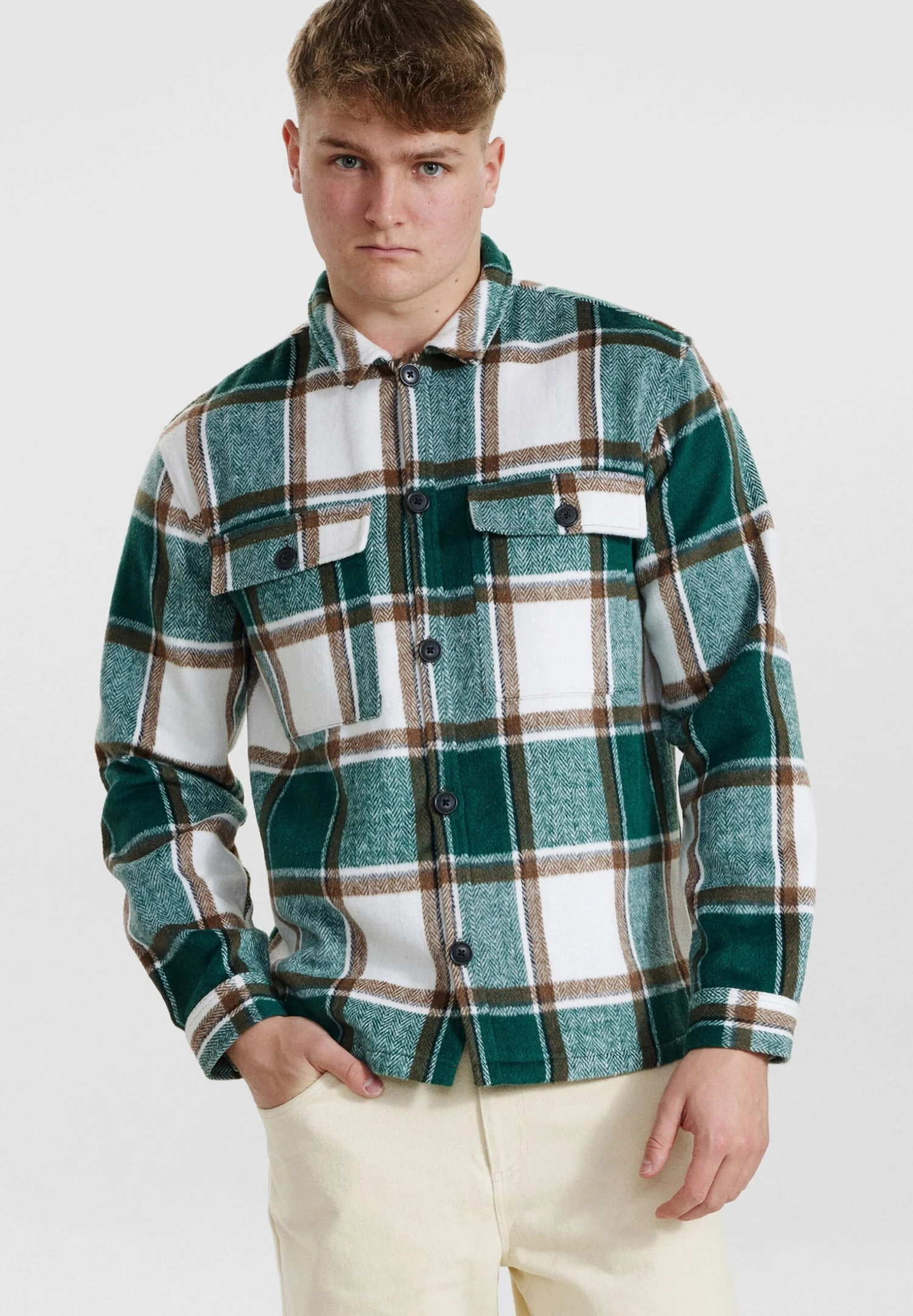 Dennik - Camicia - Green 1 Dennik - Camicia - Green