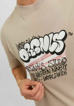 Jack & Jones Crew NeckT-Shirt Con StampaAtmosphere Uomo T-shirt E Polo JA222O5K5-B11 -Vendite Boss 06def2b989a746fe9838683e1753d87d