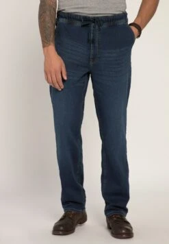 JP1880 FlexnamicWaistbandJeans A SigarettaDark Blue Denim Uomo Jeans JP322G045-K13