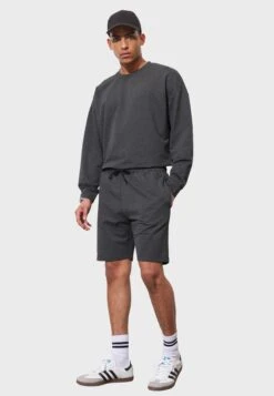 Standard Fit Pantaloni SportiviAnthracite Melange Uomo Pantaloni A7T22F014-Q11