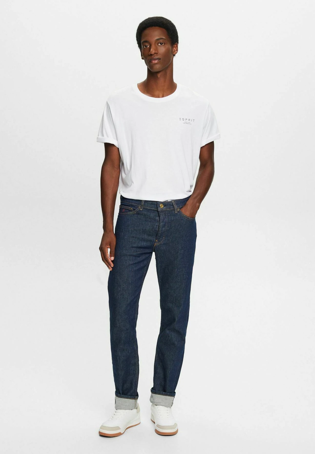 ESPRIT Mit Mittlerer BundhöheJeans A SigarettaBlue Rinse Uomo Jeans ES122G0D3-K11 6 ESPRIT Mit Mittlerer BundhöheJeans A SigarettaBlue Rinse Uomo Jeans ES122G0D3-K11 - immagine 6