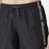 Emporio Armani Mit TunneShorts Da MareSchwarz Uomo Moda Mare EA882H02D-Q11