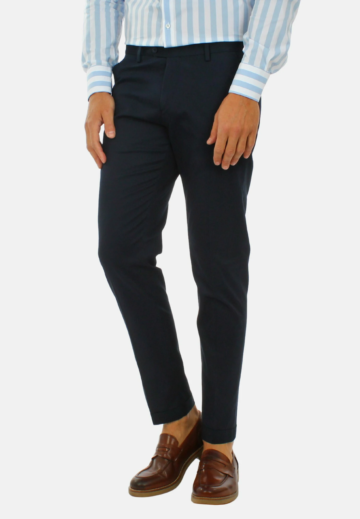 Pantaloni Capri - Chino - Blu 3 Pantaloni Capri - Chino - Blu - immagine 3