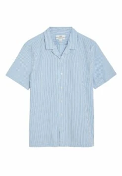 Marks & Spencer Pure Cotton Striped Revere - Camicia - Blue Mix -Vendite Boss 14e65c35cbb84bfe8f0c3a03c30863e8