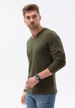 Maglietta A Manica LungaGreen Uomo T-shirt E Polo OM422O02B-M11