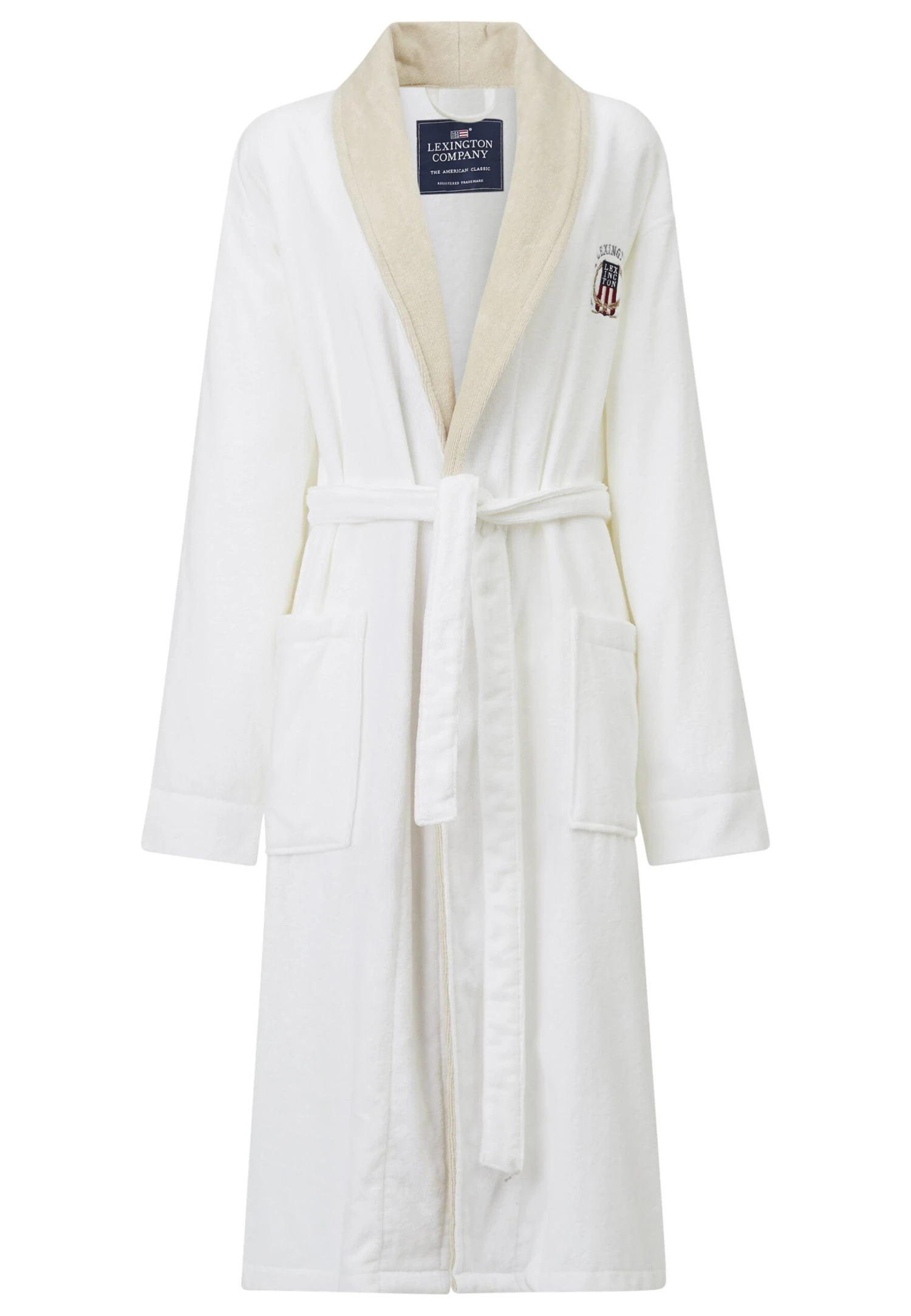 Lexington AccappatoioWhite/Lt Beige Uomo Moda Mare LX381P005-A11 4 Lexington AccappatoioWhite/Lt Beige Uomo Moda Mare LX381P005-A11 - immagine 4