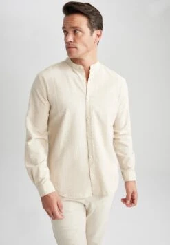 DeFacto Modern Fit - Camicia - Beige