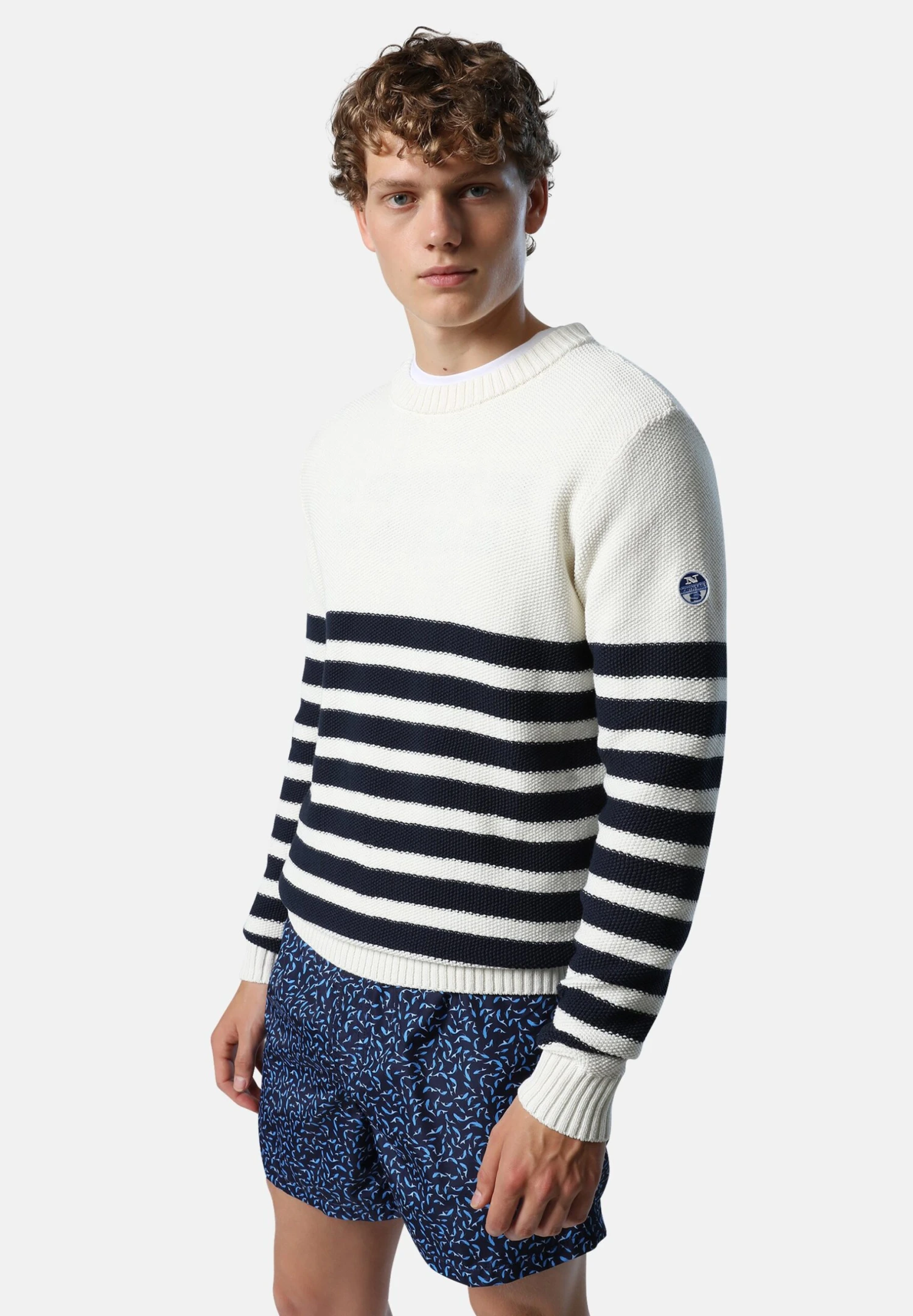 North Sails Mit Ozean PrintShorts Da MareDunkelblau Uomo Moda Mare NO682H019-K13 2 North Sails Mit Ozean PrintShorts Da MareDunkelblau Uomo Moda Mare NO682H019-K13 - immagine 2