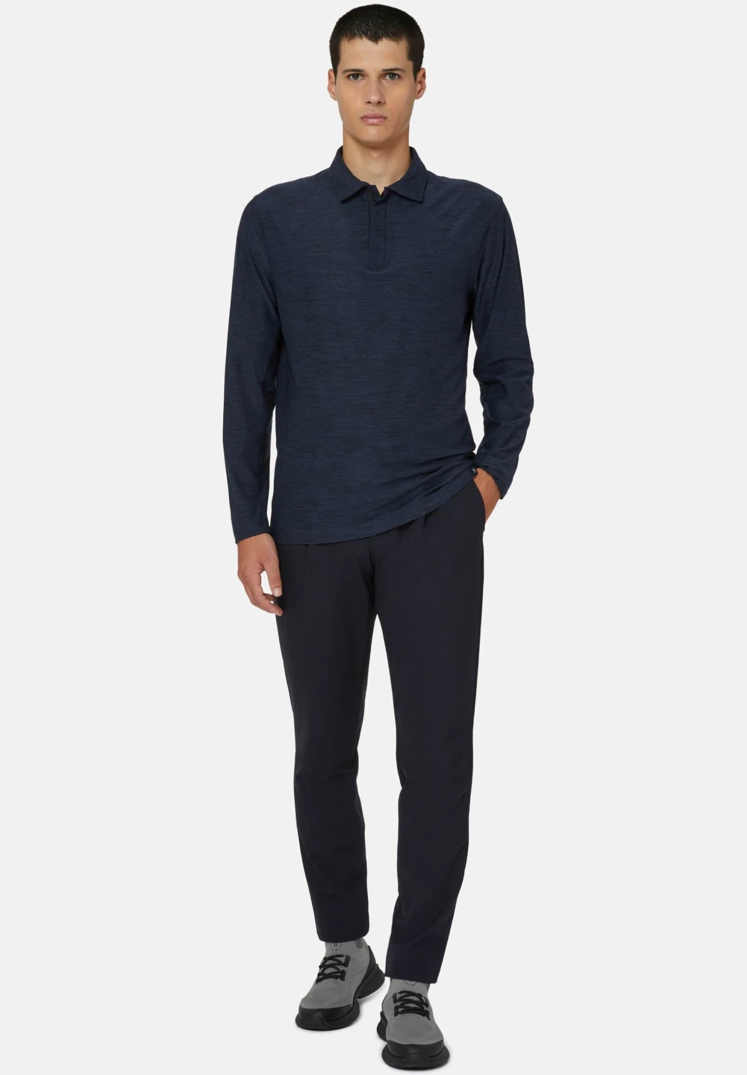 PantaloniNavy Blue Uomo Pantaloni BQ122E02J-K11 2 PantaloniNavy Blue Uomo Pantaloni BQ122E02J-K11 - immagine 2