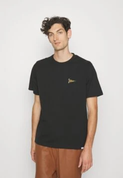 Les Deux FlagT-Shirt Con StampaBlack Uomo T-shirt E Polo LEP22O02L-Q11