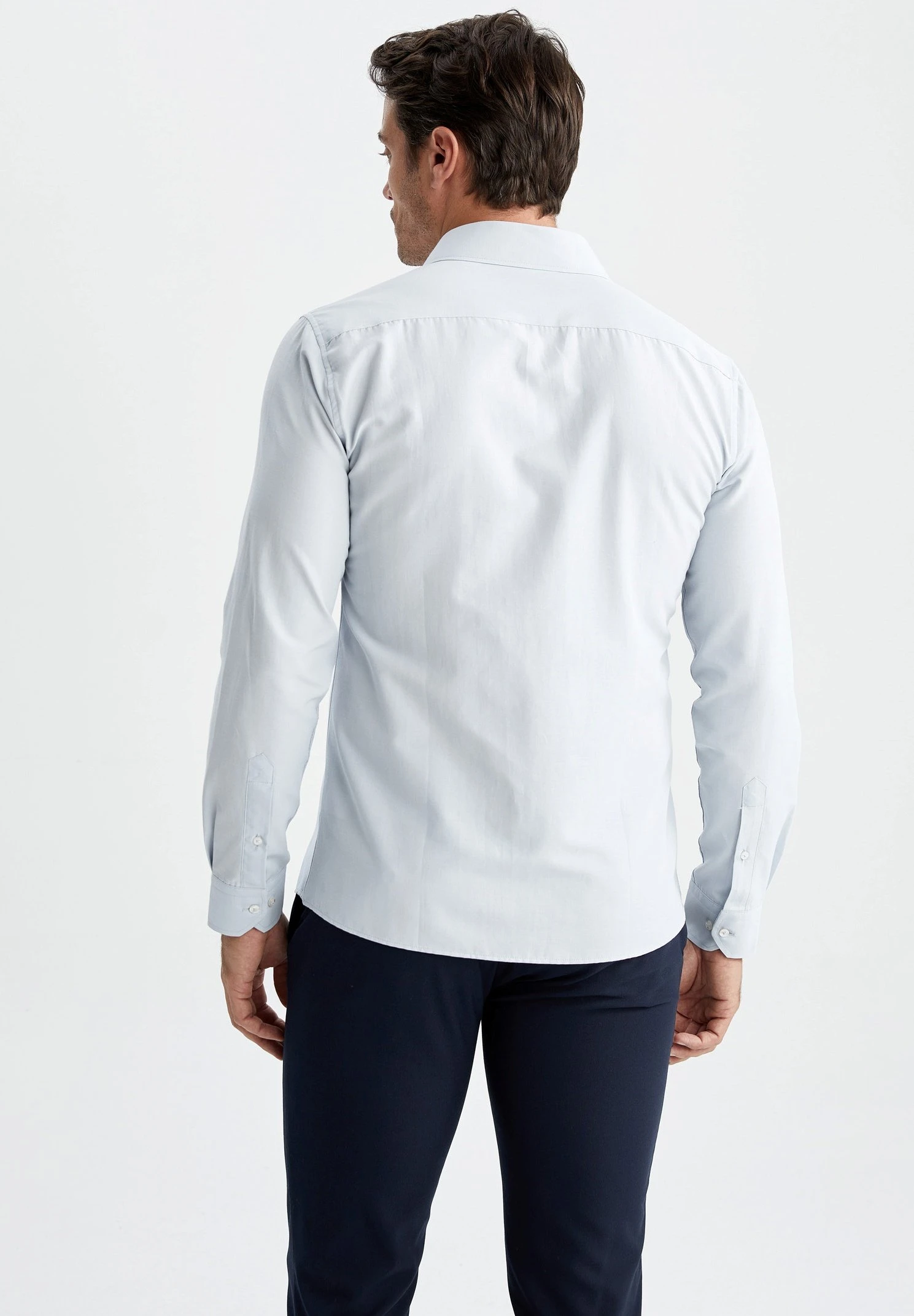 DeFacto Modern Fit - Camicia - Blue 3 DeFacto Modern Fit - Camicia - Blue - immagine 3