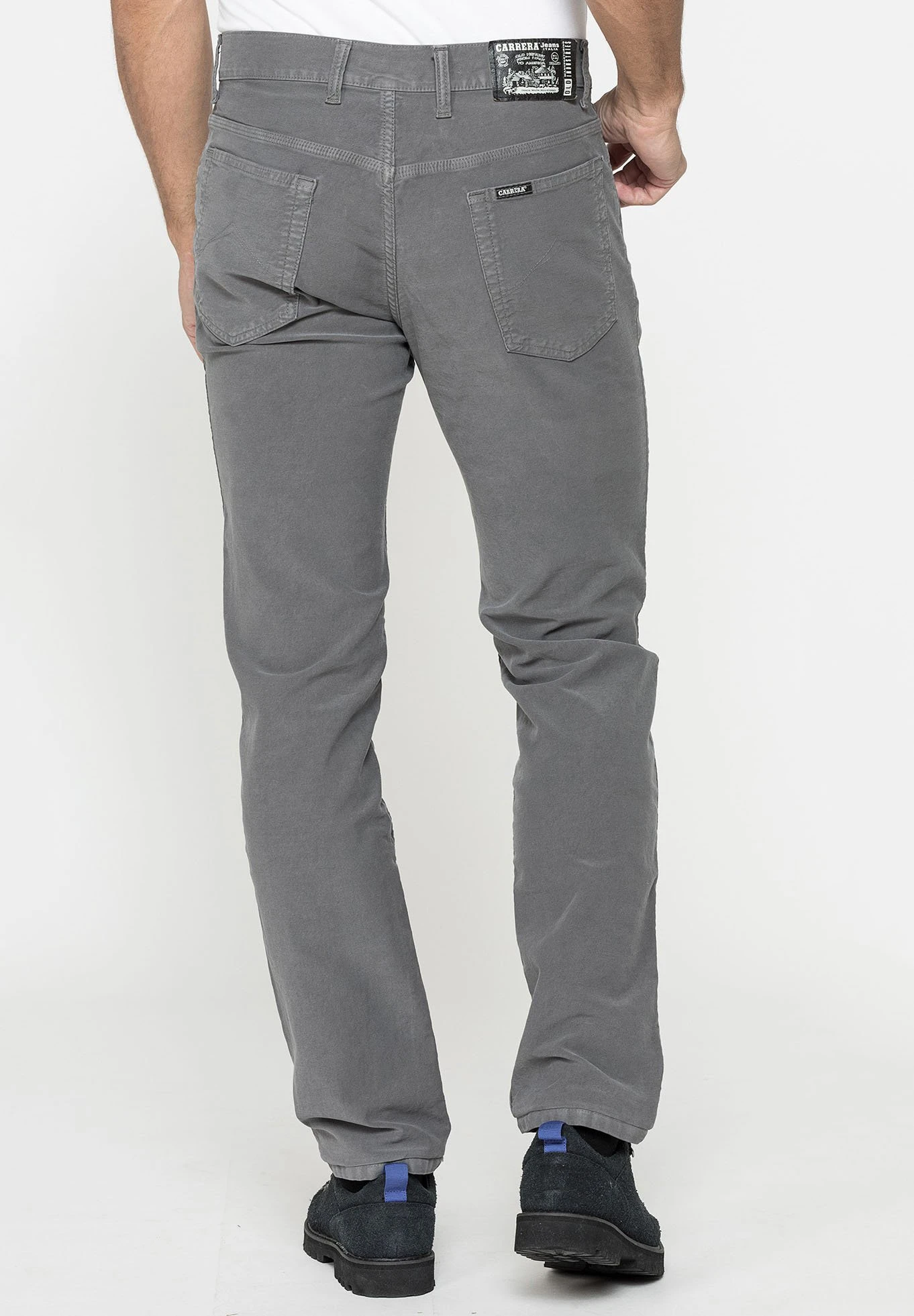 Unita Fustagno - Jeans A Sigaretta - Grigio 2 Unita Fustagno - Jeans A Sigaretta - Grigio - immagine 2