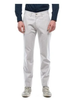 Tinta UnitaChinoGrigio Chiaro Uomo Pantaloni C4D22G00H-C12