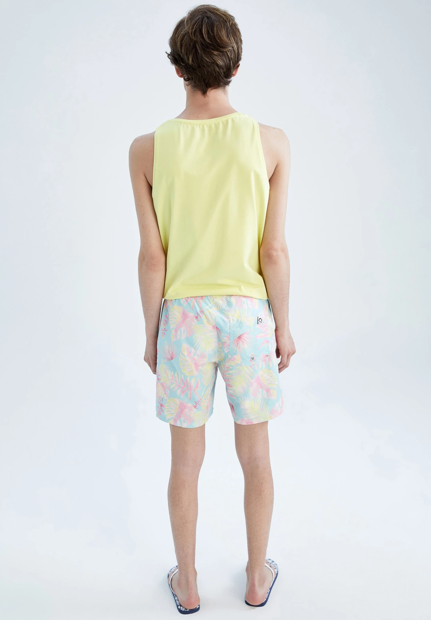 DeFacto Nathan Shorts Da MareTurquoise Uomo Moda Mare DEZ82H02U-K11 3 DeFacto Nathan Shorts Da MareTurquoise Uomo Moda Mare DEZ82H02U-K11 - immagine 3