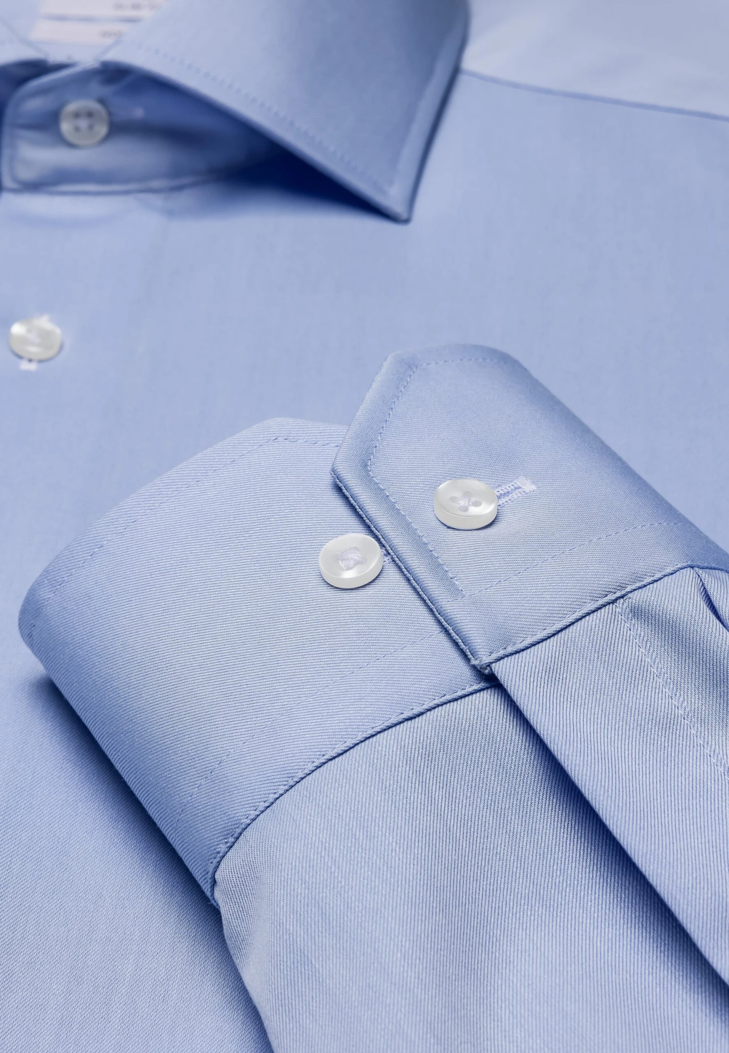 Gerader Schnitt Bügelfrei - Camicia Elegante - Blau 5 Gerader Schnitt Bügelfrei - Camicia Elegante - Blau - immagine 5