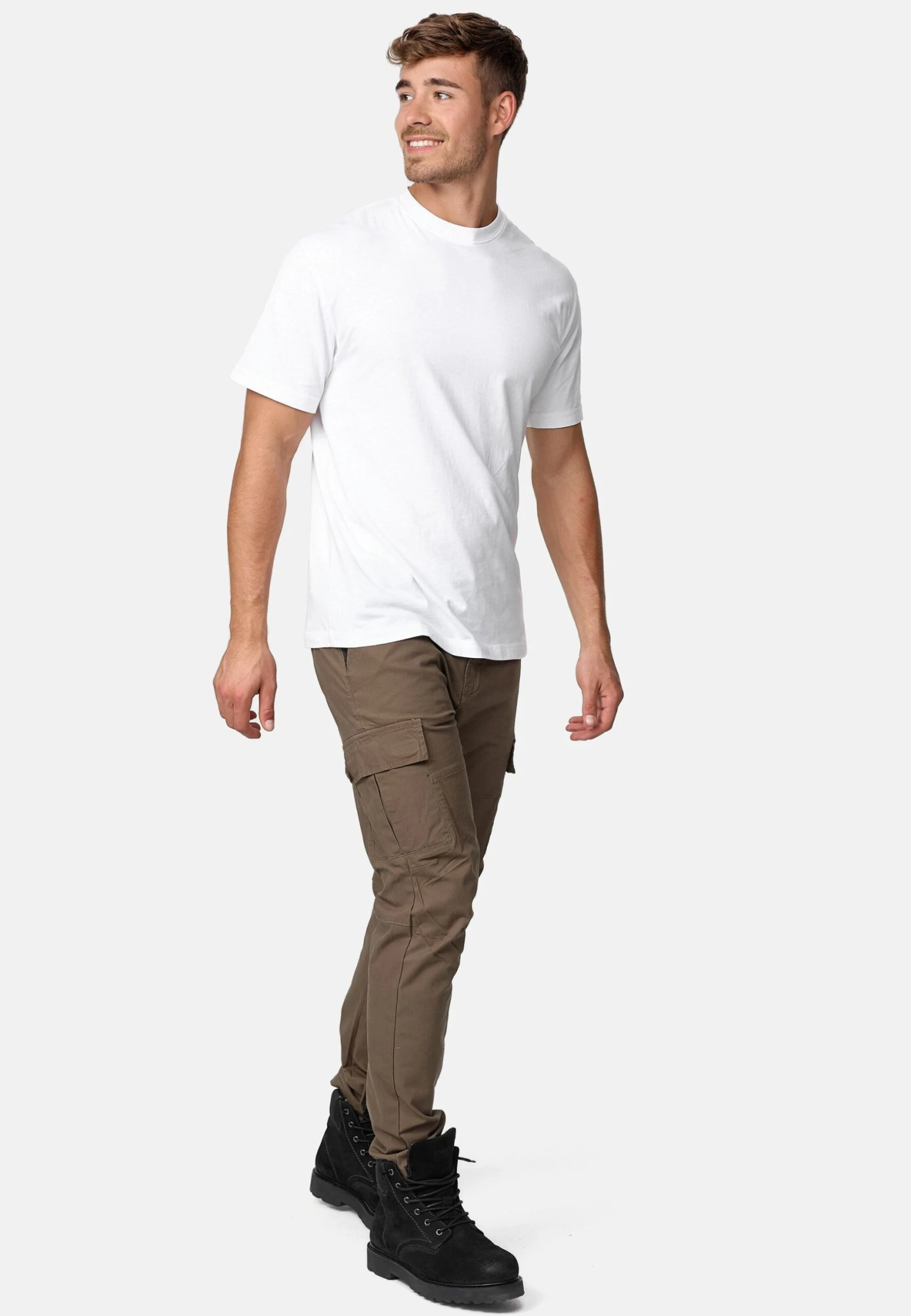 Indicode Jeans Pantaloni Cargo - Army 2 Indicode Jeans Pantaloni Cargo - Army - immagine 2