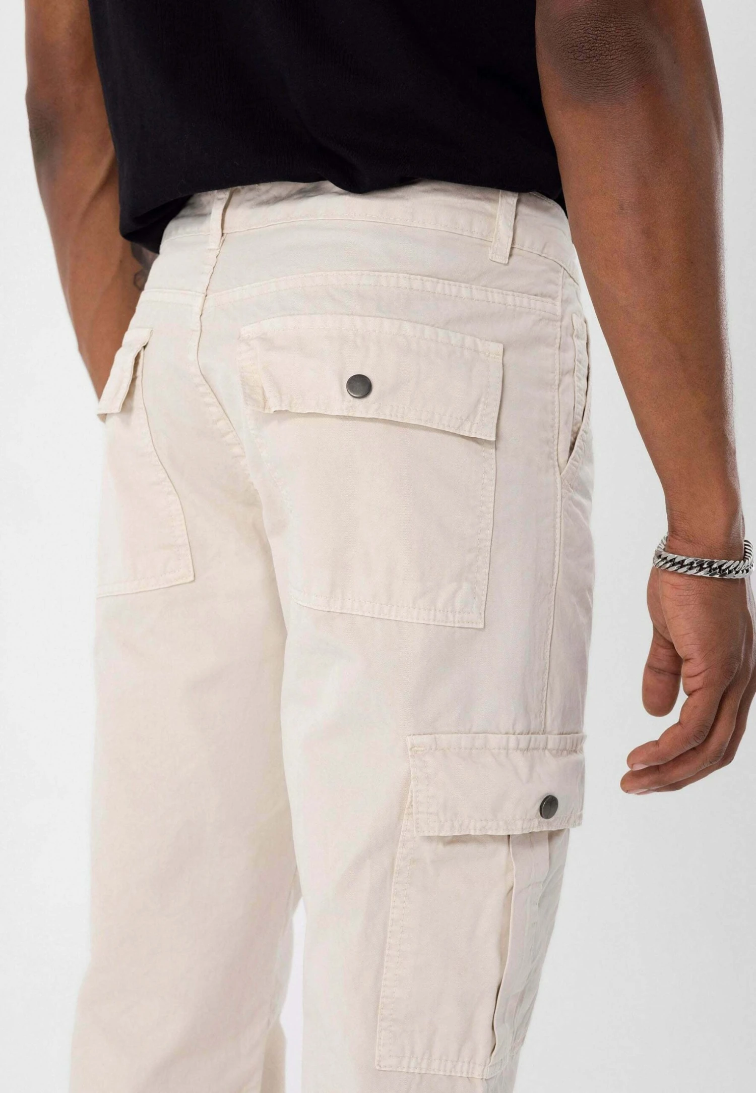 Pantaloni CargoBeige Uomo Pantaloni D8522E000-B11 4 Pantaloni CargoBeige Uomo Pantaloni D8522E000-B11 - immagine 4