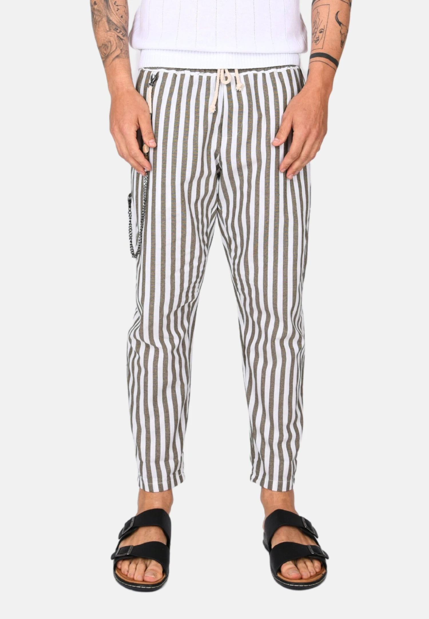 PantaloniVerde Uomo Pantaloni CIS22E01D-M11 1 PantaloniVerde Uomo Pantaloni CIS22E01D-M11