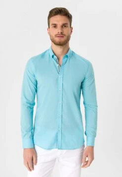 CamiciaTurquoise Uomo Camicie 03922D00L-L11