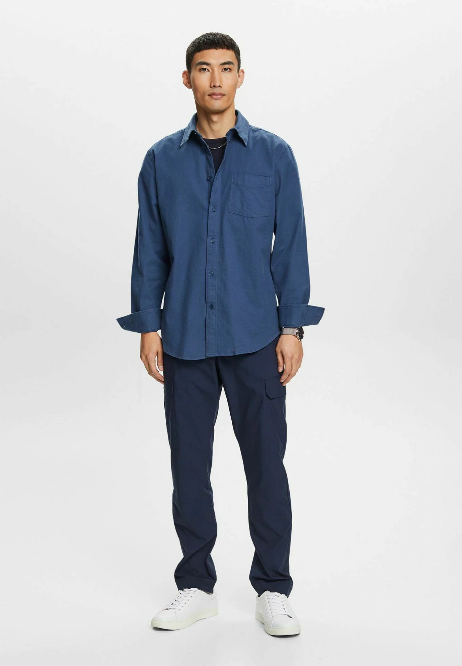 ESPRIT CamiciaGrey Blue Uomo Camicie ES122D0YC-K11 2 ESPRIT CamiciaGrey Blue Uomo Camicie ES122D0YC-K11 - immagine 2