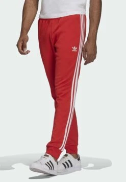 Adidas Originals Adicolor Classics Superstar - Pantaloni Sportivi - Red