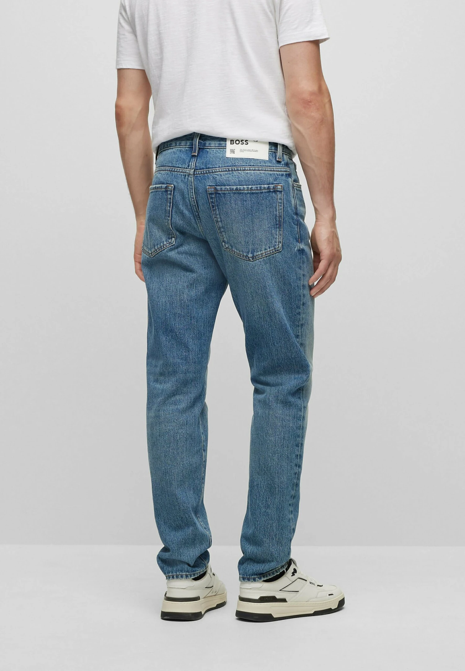 Boss Re.Maine Bc-BfJeans A SigarettaDark Blue Sixteen Uomo Jeans BB122G0NK-K11 3 Boss Re.Maine Bc-BfJeans A SigarettaDark Blue Sixteen Uomo Jeans BB122G0NK-K11 - immagine 3