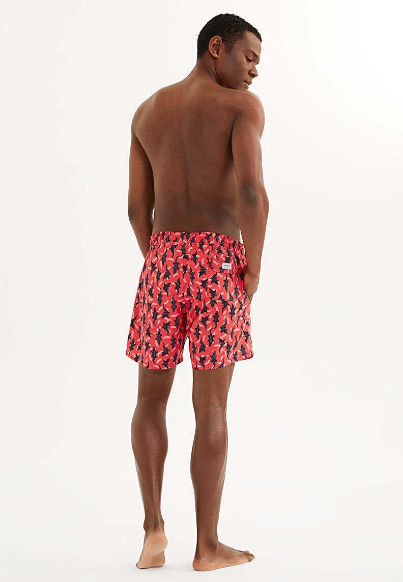 Wmpattern- Shorts Da Mare - Red Aop 3 Wmpattern- Shorts Da Mare - Red Aop - immagine 3