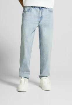 BERSHKA Vintage - Jeans A Sigaretta - Light Blue