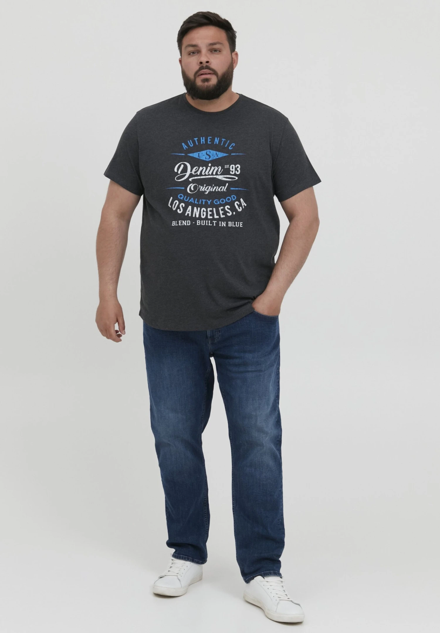 Blend Bhjoe Bt - Jeans Baggy - Denim Middleblue 2 Blend Bhjoe Bt - Jeans Baggy - Denim Middleblue - immagine 2