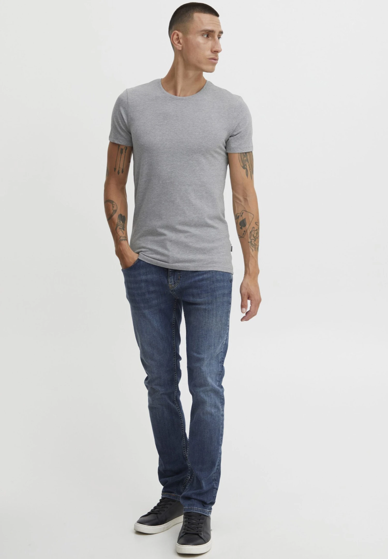 CASUAL FRIDAY Deletion ListT-Shirt BasicLight Grey Melange Uomo T-shirt E Polo C1A22O014-C11 2 CASUAL FRIDAY Deletion ListT-Shirt BasicLight Grey Melange Uomo T-shirt E Polo C1A22O014-C11 - immagine 2