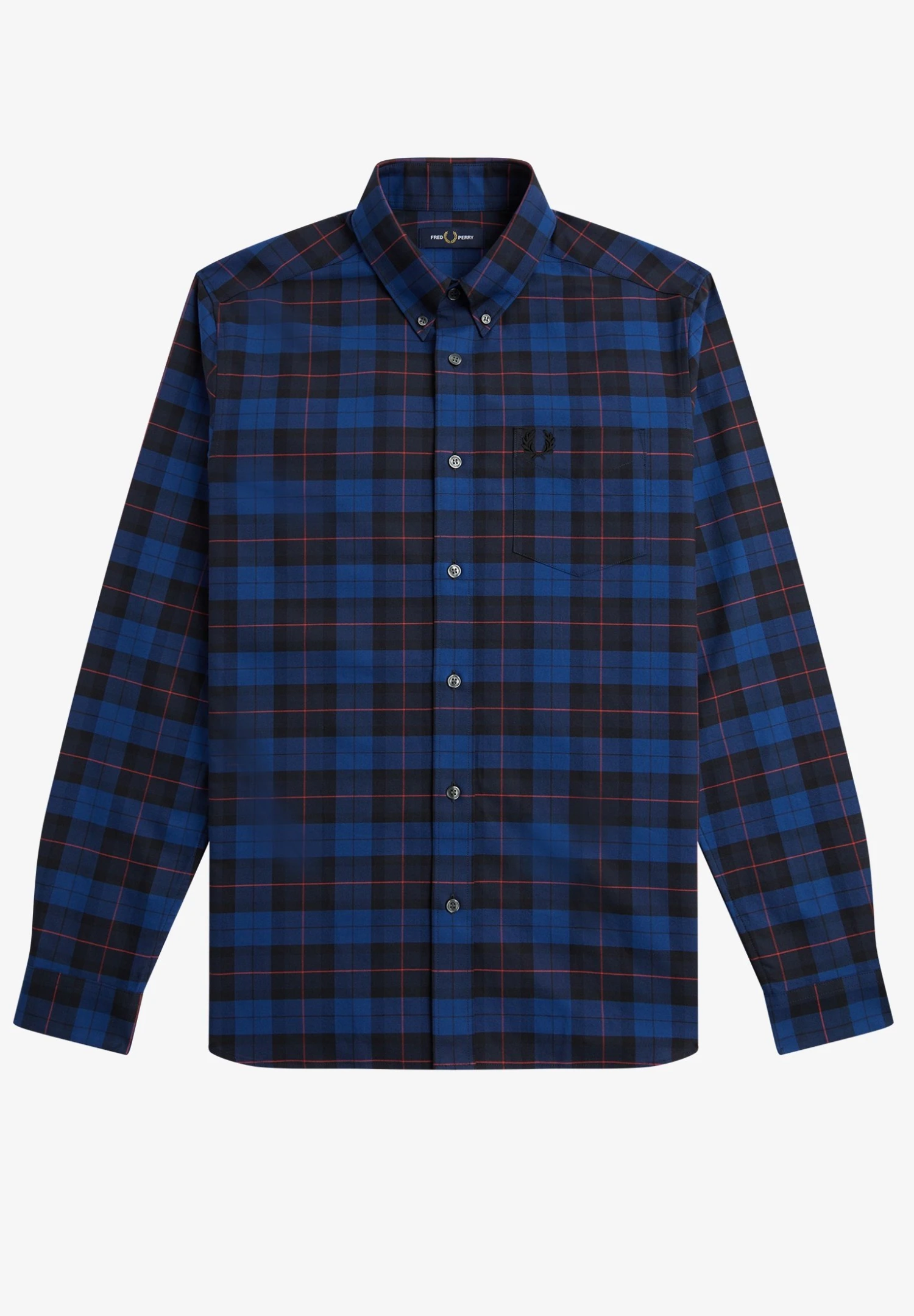 Fred Perry Tartan - Camicia - Blu Navy 3 Fred Perry Tartan - Camicia - Blu Navy - immagine 3