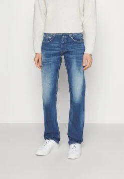 Replay Grover - Jeans A Sigaretta - Blue Denim