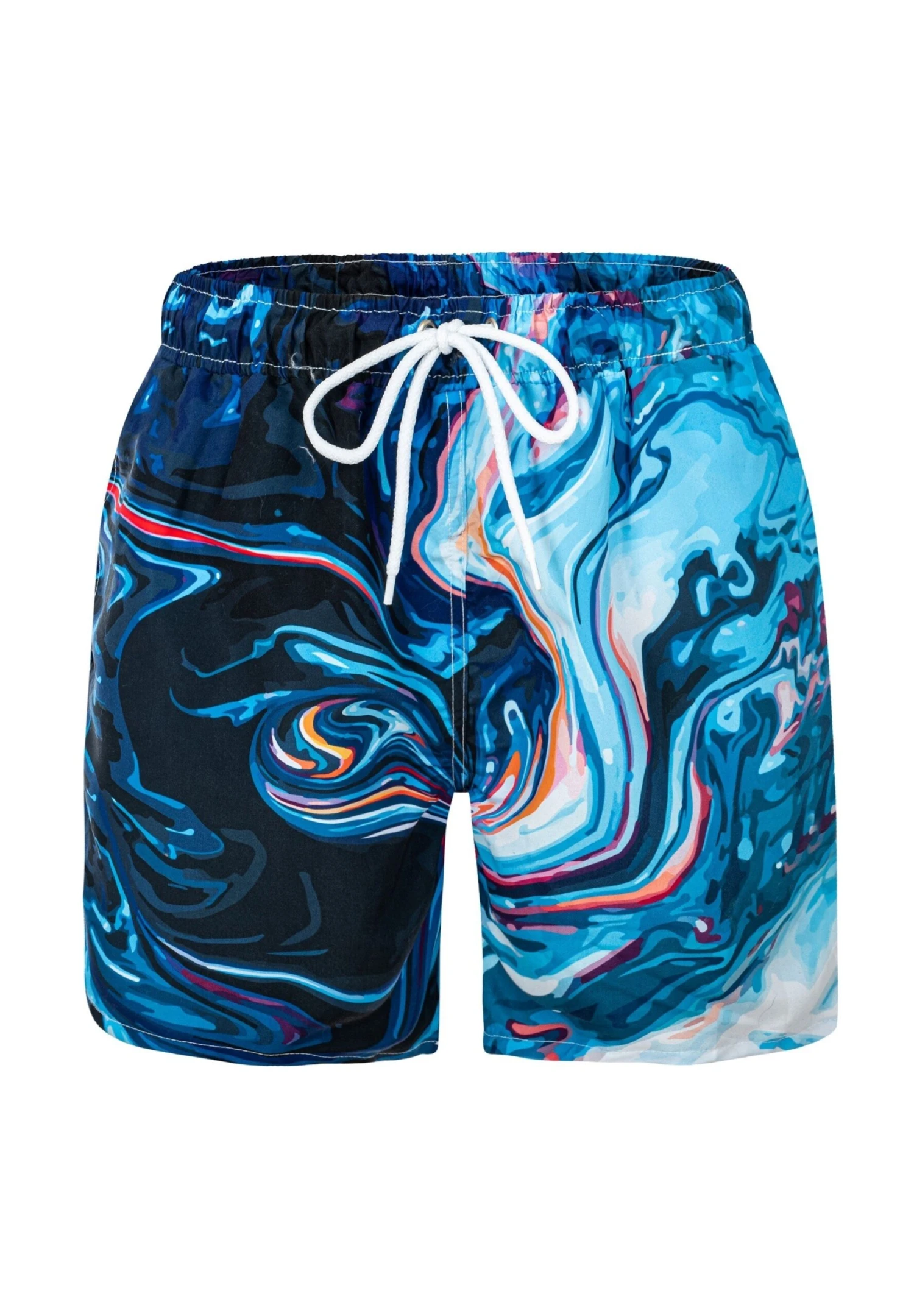 Mr GUGU & MISS GO Marble Shorts Da MareBlue Uomo Moda Mare GG782H00Z-K11 2 Mr GUGU & MISS GO Marble Shorts Da MareBlue Uomo Moda Mare GG782H00Z-K11 - immagine 2
