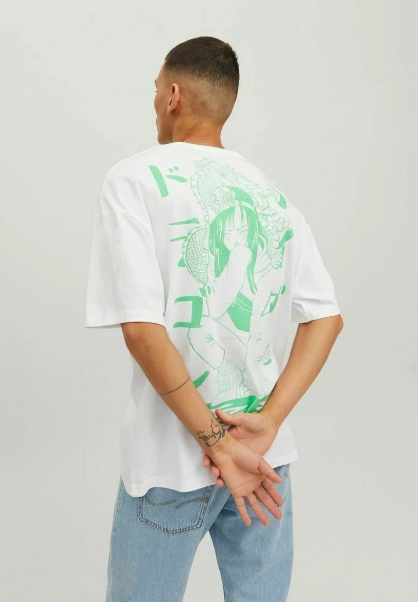 Jack & Jones Jordragon Rider CrewT-Shirt Con StampaWhite Uomo T-shirt E Polo JA222O56E-A11 5 Jack & Jones Jordragon Rider CrewT-Shirt Con StampaWhite Uomo T-shirt E Polo JA222O56E-A11 - immagine 5