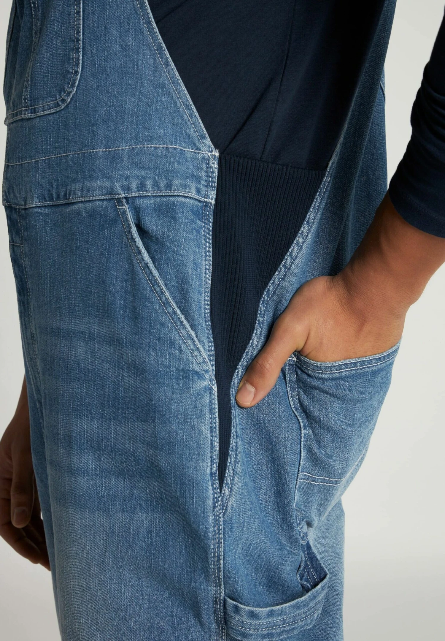 JP1880 SalopetteBleu Clair Uomo Pantaloni JP322E02G-K12 4 JP1880 SalopetteBleu Clair Uomo Pantaloni JP322E02G-K12 - immagine 4