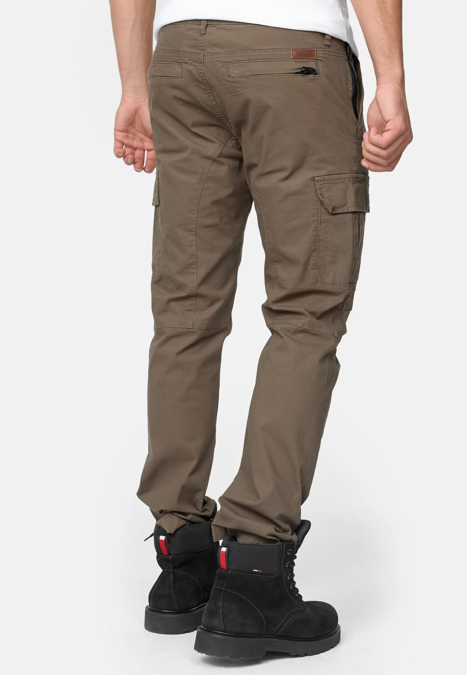 Indicode Jeans Pantaloni Cargo - Army 3 Indicode Jeans Pantaloni Cargo - Army - immagine 3