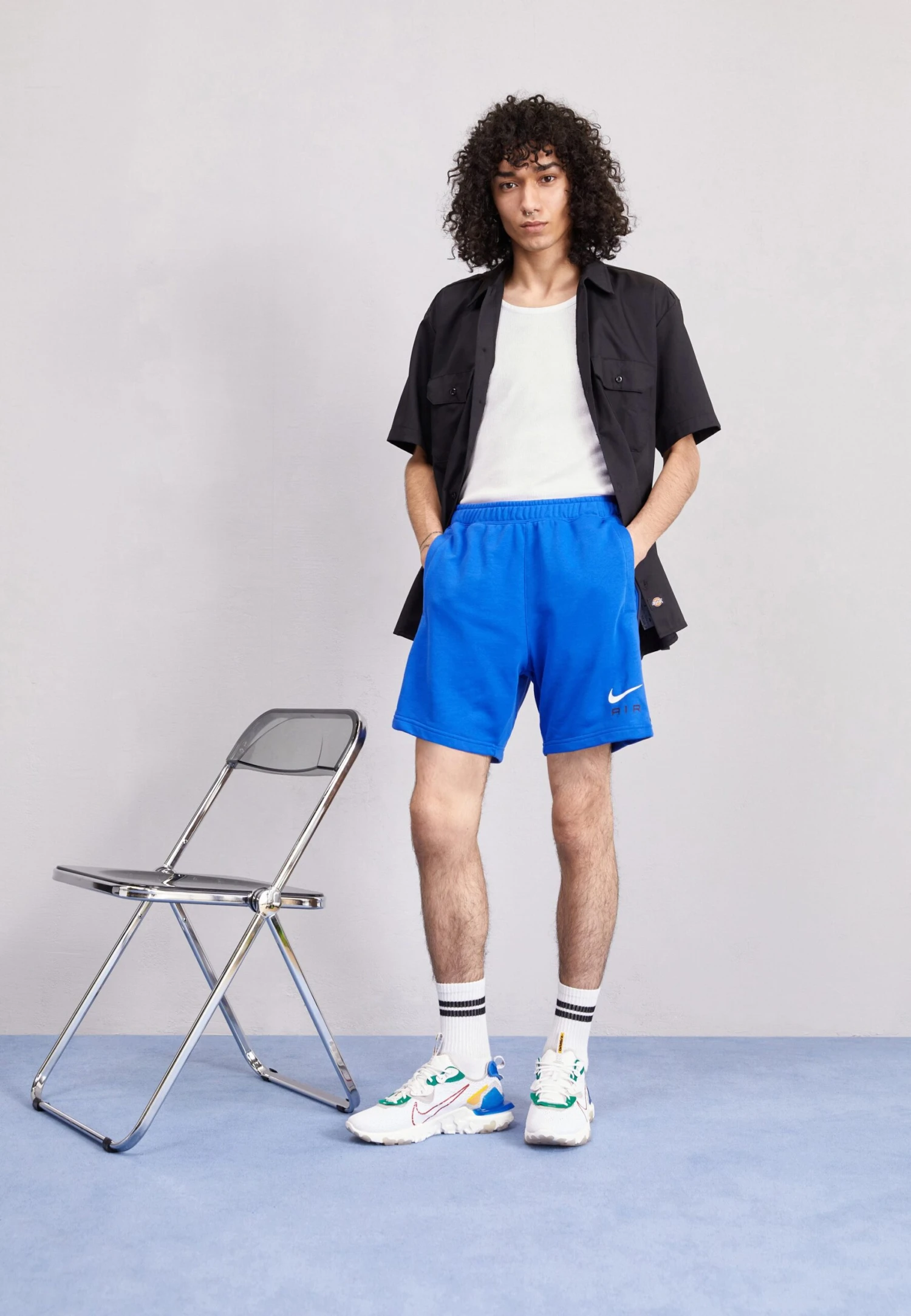 Nike Sportswear Air - Pantaloni Sportivi - Game Royal/Obsidian 2 Nike Sportswear Air - Pantaloni Sportivi - Game Royal/Obsidian - immagine 2