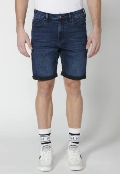Koroshi StrecthStrectShorts Di JeansAzul Osc Dark Blue Uomo Jeans KOL22F08F-K11