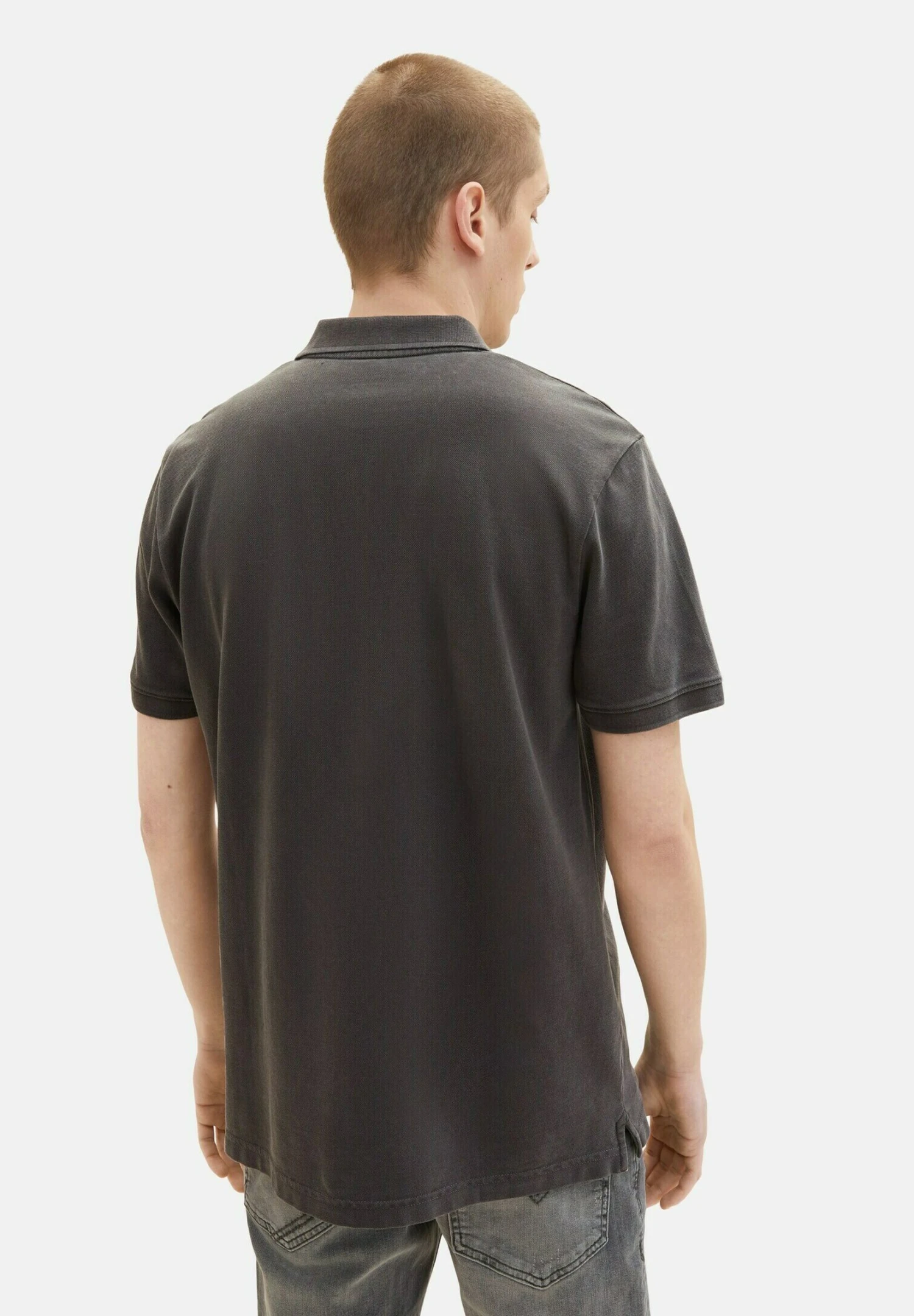 TOM TAILOR Denim PoloBlack Uomo T-shirt E Polo TO722P03U-Q11 3 TOM TAILOR Denim PoloBlack Uomo T-shirt E Polo TO722P03U-Q11 - immagine 3