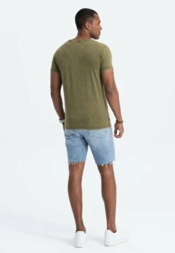 T-Shirt Basic - Olive Green -Vendite Boss 678d1480667a4d249ef58e117ef7fa8c