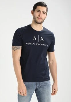 Armani Exchange T-Shirt Con StampaNavy Uomo T-shirt E Polo ARC22O00D-K11