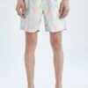 DeFacto Nathan Shorts Da MareTurquoise Uomo Moda Mare DEZ82H02U-K11