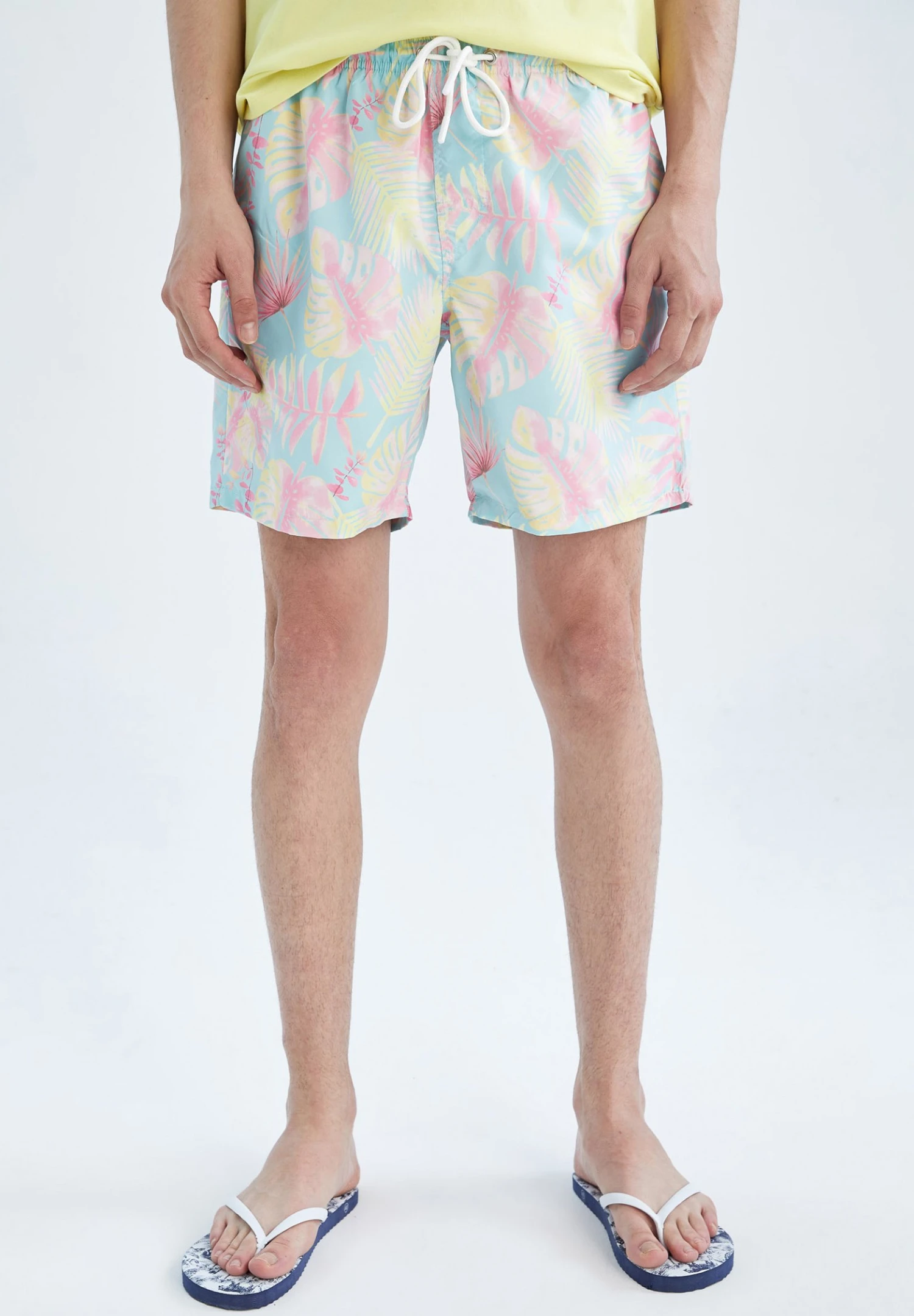 DeFacto Nathan Shorts Da MareTurquoise Uomo Moda Mare DEZ82H02U-K11 1 DeFacto Nathan Shorts Da MareTurquoise Uomo Moda Mare DEZ82H02U-K11