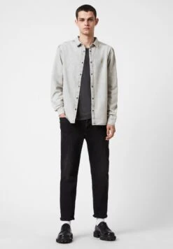 AllSaints Gleason - Camicia - Grey 8 AllSaints Gleason - Camicia - Grey -Vendite Boss 6cc4b9fd2ee946d3b42c01523f59d609