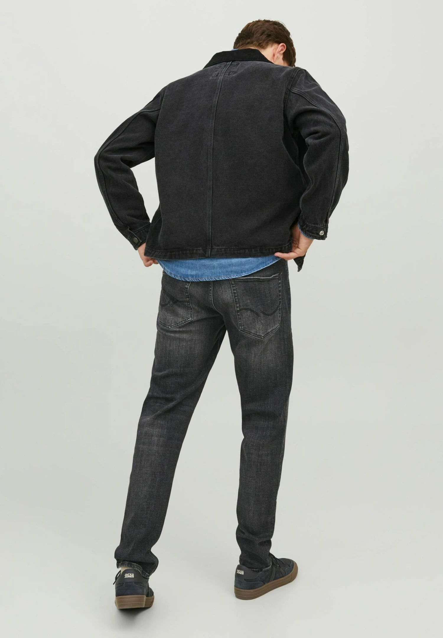 Jack & Jones Mike Original Jos 711Jeans Slim FitBlack Denim Uomo Jeans JA222G29Z-Q11 3 Jack & Jones Mike Original Jos 711Jeans Slim FitBlack Denim Uomo Jeans JA222G29Z-Q11 - immagine 3