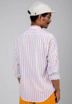 Brava Fabrics Rainbow Regular Mao - Camicia - White 8 Brava Fabrics Rainbow Regular Mao - Camicia - White -Vendite Boss 7652a53fb5b6436e9881c5d15f043b2f