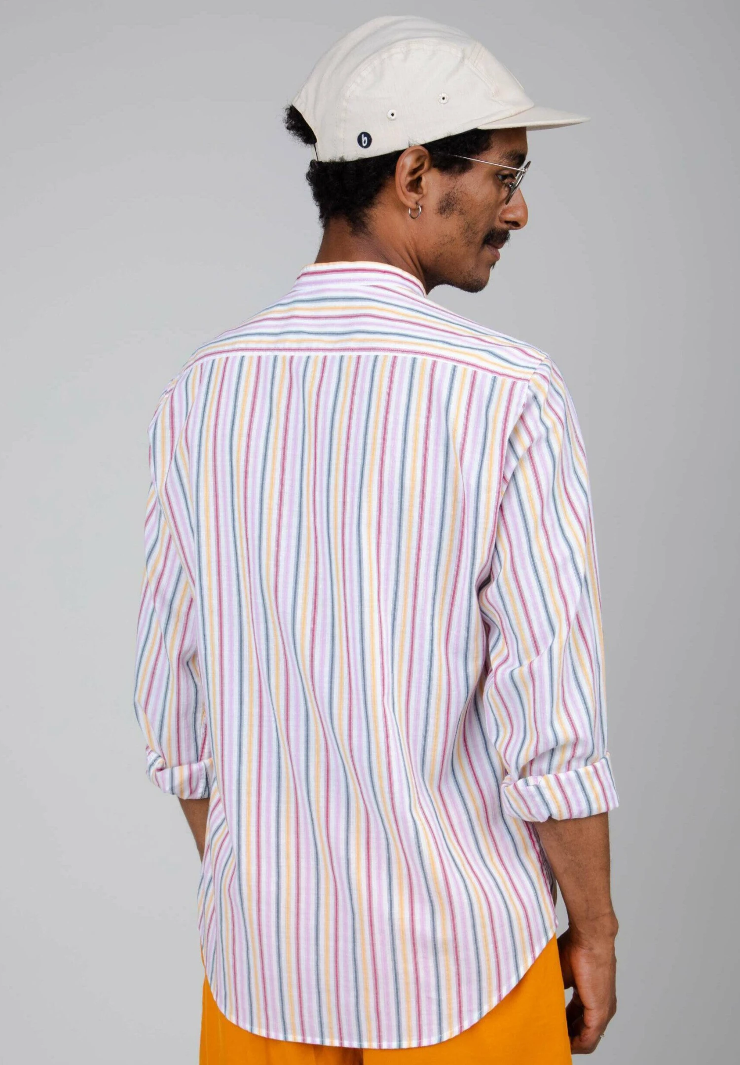 Brava Fabrics Rainbow Regular Mao - Camicia - White 3 Brava Fabrics Rainbow Regular Mao - Camicia - White - immagine 3